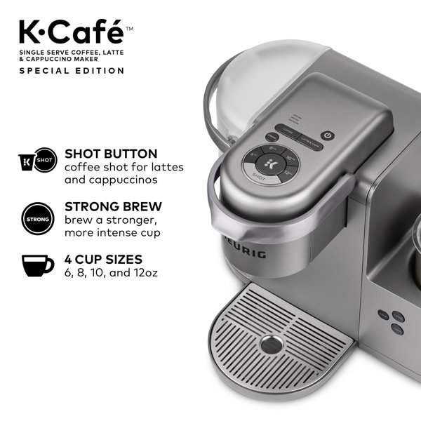 Keurig KCafe Special Edition Single Serve KCup Pod Coffee, Latte and